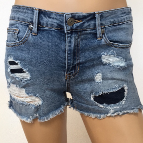 fringe jeans shorts